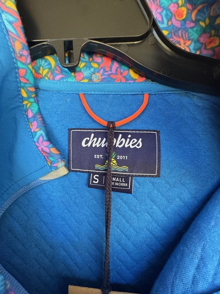 Chubbies NWT The Spade Quilted Pullover-Size Small - Picture 3 of 9